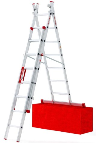 DRABINA TRZYELEMENTOWA 3X9 SZCZEBLI AK280.3SC - F. SCHODOWA