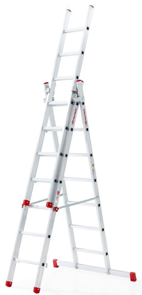DRABINA TRZYELEMENTOWA 3X9 SZCZEBLI AK280.3SC - F. SCHODOWA