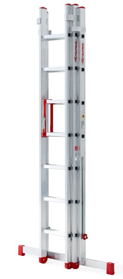 DRABINA TRZYELEMENTOWA 3X9 SZCZEBLI AK280.3SC - F. SCHODOWA